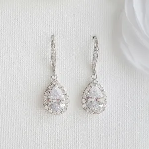 Teardrop Dangle Earrings-Emma