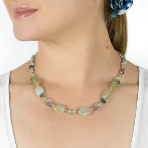 Tranquillity Gemstone Beaded Necklace