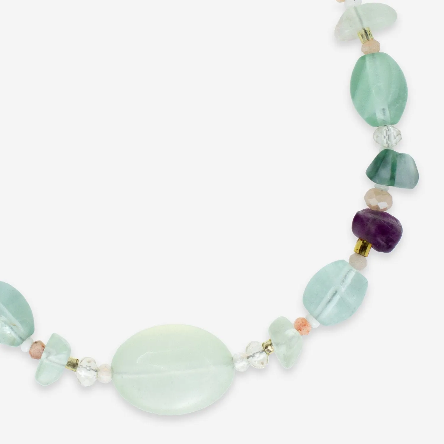 Tranquillity Gemstone Beaded Necklace