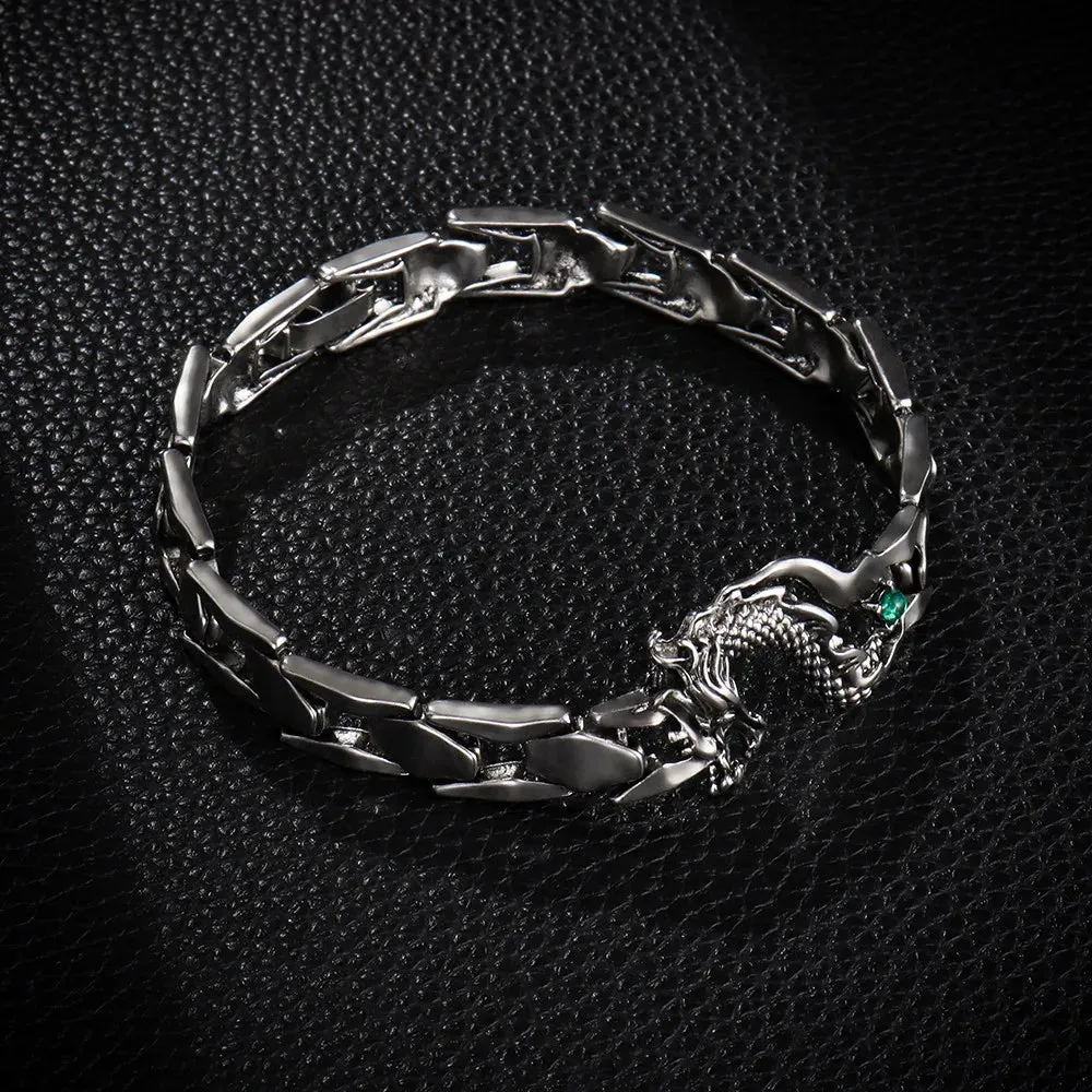 Trend Fierce Dragon Totem Bracelet Charming Men's Bracelet New Fashion Party Gift Accessories Jewelry Wholesale