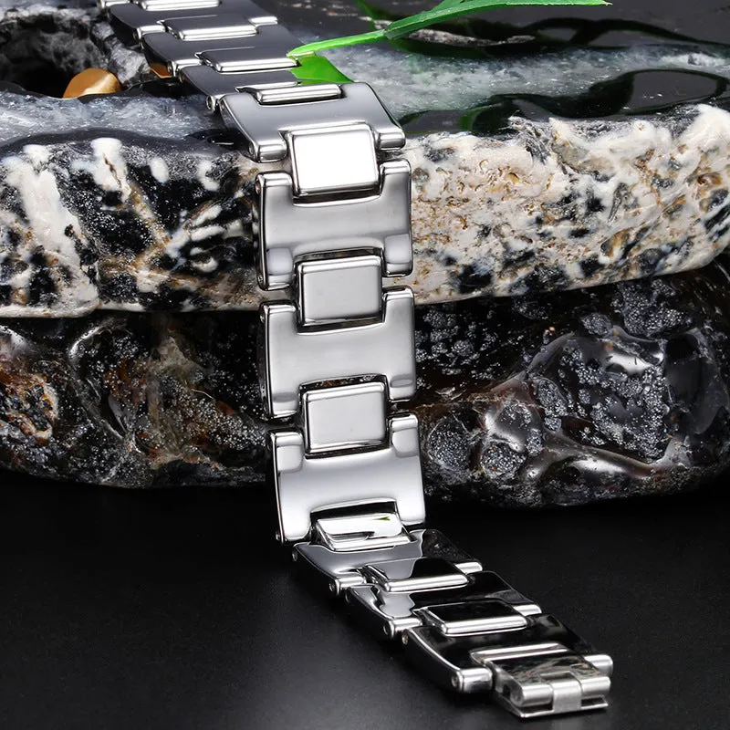 Trendy Korean Men's Tungsten Steel Bracelet - Wholesale Fashion Jewelry Gift