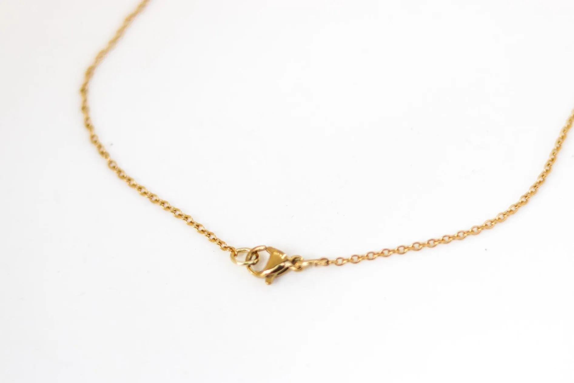 Triangle bracelet, gold tone chain bracelet, tiny triangle bead charm bracelet