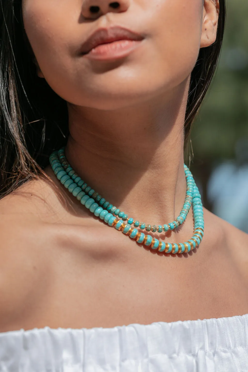 Turquoise Gemstone Necklace - Ka'ohu