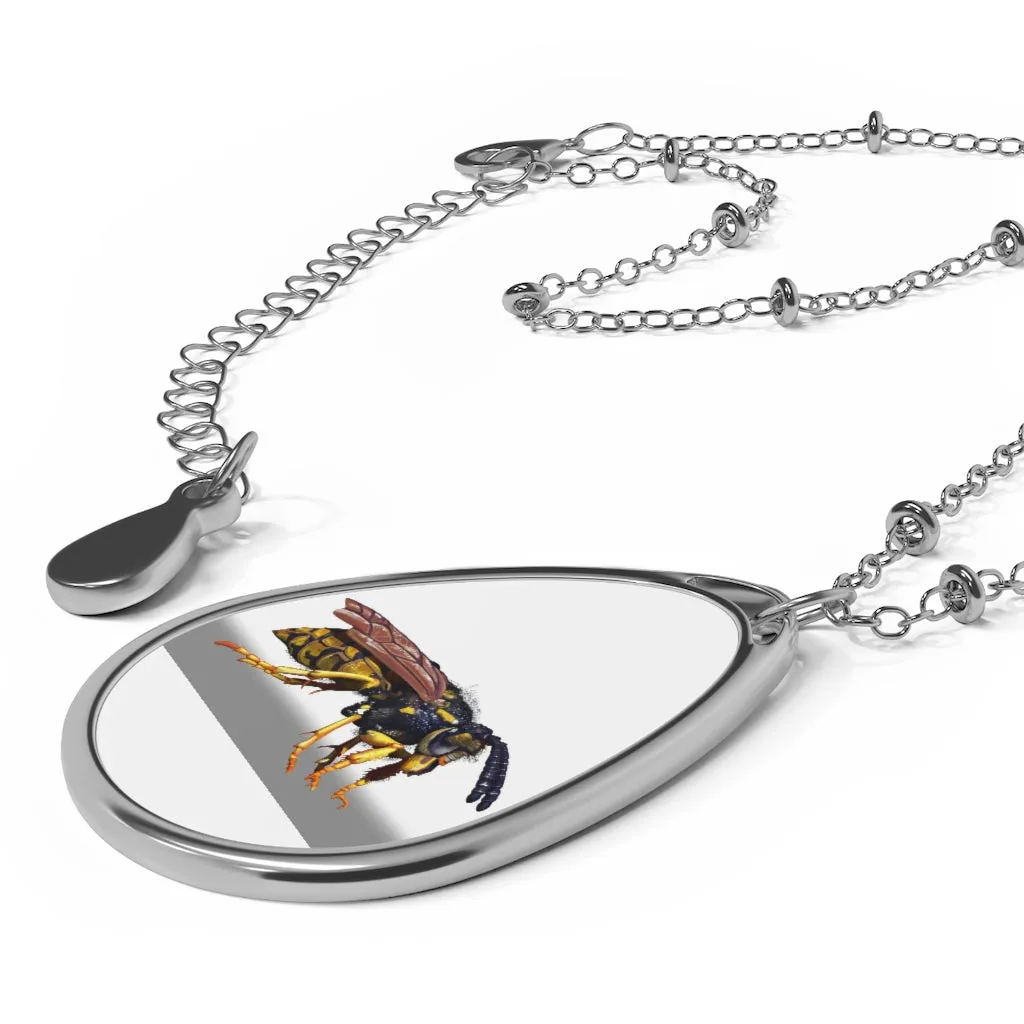 Wasp Oval Necklace