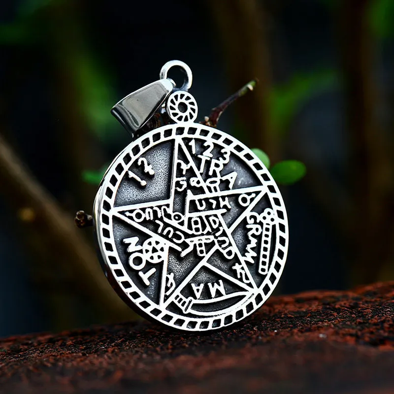 Wholesale Titanium Steel Retro Star Pendant Jewelry for Men - Cross-Border Foreign Trade Five-Pointed Star Design