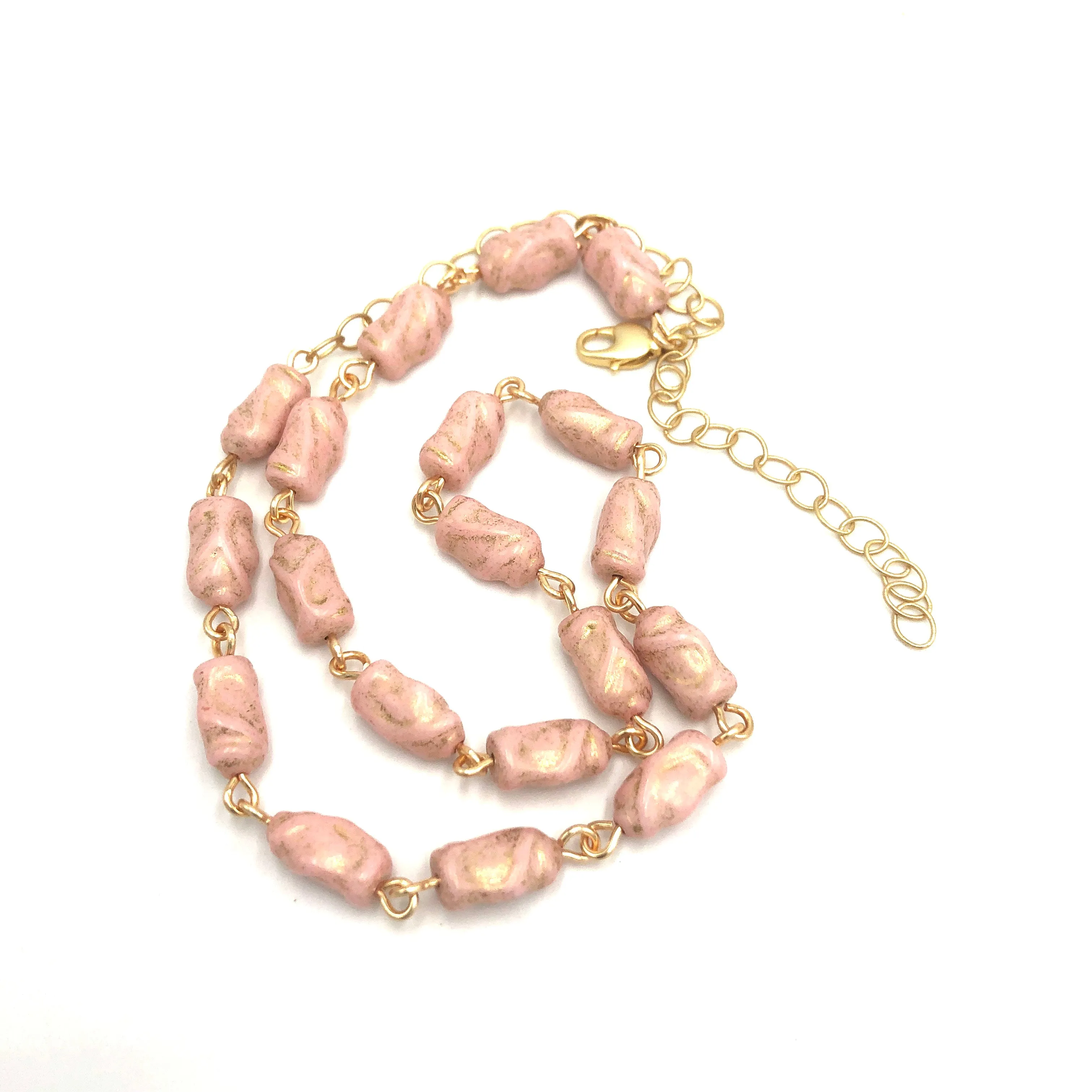 Wrapped Nugget Pastel Amelia Necklace